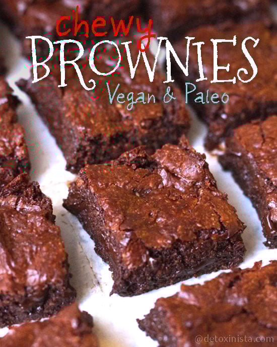 Chewy Vegan Paleo Brownies: Fudgy Goodness, No Box Needed